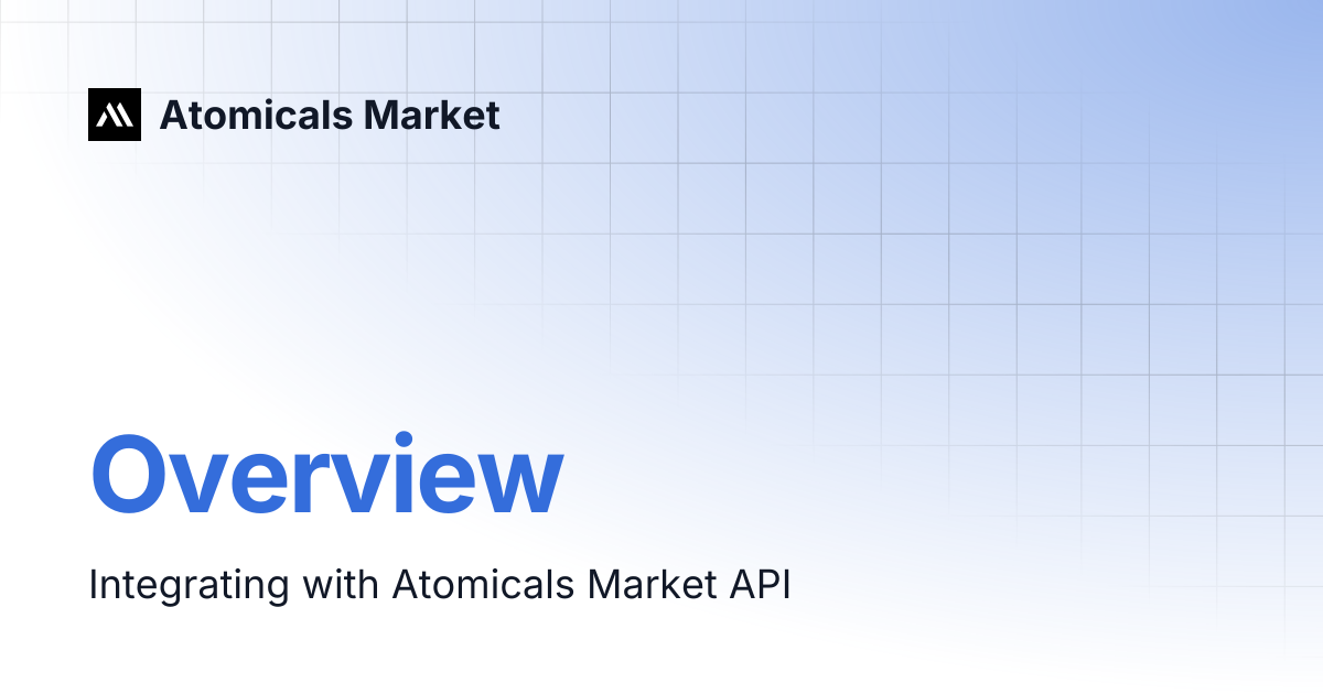 Overview | Atomicals Market